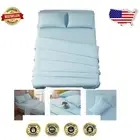 Luxurious Soft Microfiber 1800 Thread Count Twin XL Bed Sheet Set - Spa Blue