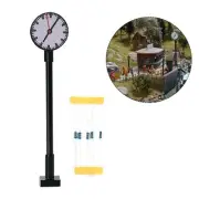 Brand New Model Light Platform Clock Lamp Kit Layout Metal Model Railway Railway