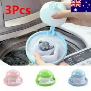 3x Floating Pet Fur Catcher Laundry Lint Hair Remover Filter Washing Machine Bag