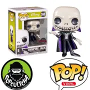 The Nightmare Before Christmas - Vampire Jack Metallic Pop! Vinyl Figure "New"