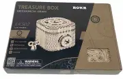 Robotime 3D Wooden Puzzle Treasure Box LK502 Mechanical Secret Locker DIY Sealed