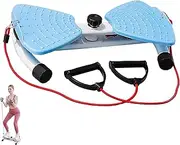 Flexforge Pilates Twister, Waist Twisting Machine, Non-Slip Twist Board with Resistance Bands, Noiseless Ab Twister for Belly Fat Loss, Home Gym Equipment for Women/Men
