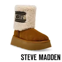 在飛比找momo購物網優惠-【STEVE MADDEN】ST MORITZ 刺繡毛毛厚底