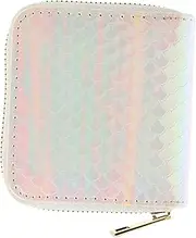 [FRCOLOR] PU Wallet with Zipper Design Compact Outdoor Card Holder Coin Container Durable Purse for Teachers Students Office Workers Neat Organization for Easy Access