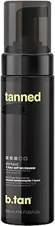 B.Tan Tanned Af Self Tan Mousse for Unisex 6.7 oz Mousse