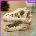 RESIN AQUARIUM DECORATION CROCODILE SKULL FOR FISH TANK ORNA