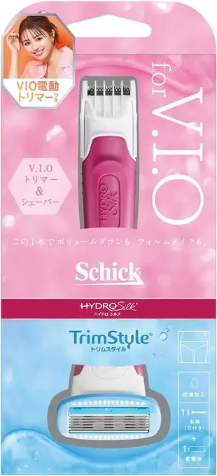 日本 Schick 舒適牌 舒綺 美型之刀 電動除毛刀 腋下 比基尼線 私密 VIO 雙頭 除毛刀❤JP