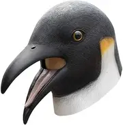 KESYOO Penguin Mask Novelty Halloween Costume Animal Mask Full Head Party Latex Mask for Kids Children Party Halloween