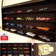 20 Car Display Case Diecast Model 1/24 Scale 1:24 Collection Shelf Cabinet LARGE
