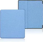 [Almighty] Kindle Oasis Water-Safe Case - Premium Fabric Smart Cover with Auto Sleep Wake Feature for All-New Kindle Oasis 9th 10th Generation, Slim Fit, Light Blue