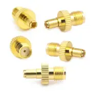 5pcs SMA Female To TS9 Male RF Connector Coaxial Adapter Straight Gold Plated