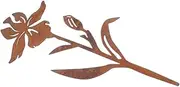 UPKOCH Rustic Flower Shaped Garden Stakes Durable Metal Decorations for Outdoor Spaces Whimsical Floral Design for Countryside Appeal Garden Decor for Flower Lovers