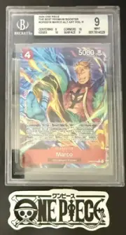 BGS 9 One Piece OP02-018 R* Marco Alt Art Foil - English - PRB01 The Best