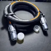 1/2" x 36" 2-Wire 5,000 PSI Hydraulic Hose assembly with 2- Male Pipe Fittings