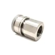 Interstate Pneumatics PW7223 1/2 Inch NPT Female Stainless Steel Coupler 5200PSI