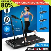 BLACK LORD Treadmill 2 IN 1 Electric Walking Pad 400mm Hydraulic Foldable