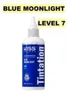 KISS TINTATION Semi-Permanent Hair Color 5 fl oz BLUE MOONLIGHT T223 Level: 7
