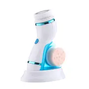 4 In 1 Facial Cleansing Brush Rechargeable Face Brush Set Electric Rotating Scrubber Blackhead Remover