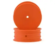 Schumacher 12mm 1/10 2WD Buggy Front Hex Wheels (Orange) (2) [SCHU8686]