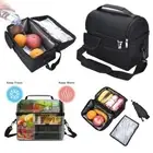 Leak-proof Insulated Lunch Box Cans Wine Bag Cooler Box Men Women