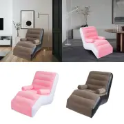 Inflatable Lounge Chair PVC Folding Lazy Sofa for Indoor