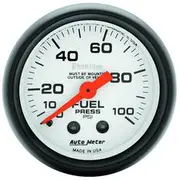 Autometer Phantom Fuel Pressure Gauge Mechanical - 0 - 100 PSI, 2 1/16 Inch, AU5712