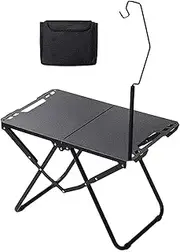 Zxpjkyu Folding Camping Table Beach Table Picnic Cooking Desk Compact Stand for Boat Garden