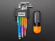 Brand New Rainbow Allen Wrench / Hex Key Set - Metric 9 Piece