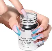 Gwtdtoad Press on Nail Remover - Fingernails Tips Dissolver for Glue,Fast Acting Precise False Fingernail Dissolver Manicure Tool for Travel Indoor Home Beauty Salon Outdoor