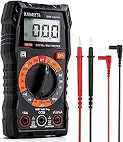 KAIWEETS Multimeter 2000 Counts Digital Multimeter with DC AC Voltmeter, Ohm Volt Amp Test Meter and Continuity Test Diode Voltage Tester