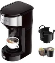 Single Serve Coffee Maker Coffee Brewer for K-Cup Single Cup Capsule and Ground