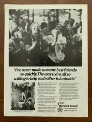 1983 Outward Bound Vintage Print Ad/Poster 80s Kid Youth Retro Pop Art Decor