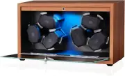 Watch Winders,With 6 Automatic Watches Winder Spinner,Super Quiet Motor and Blue