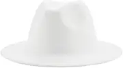 [Generic] Women & Men Hat Wide Brim Unisex Floppy Panama Hat Cap