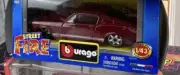 Burago Red Ford Mustang GT Fastback 1:43 Scale Diecast O Scale