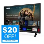 AIWA 32" 12v 240v HD Smart Google TV Chromecast Voice Assistant FREE Shipping