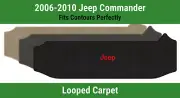 Lloyd Classic Loop Small Cargo Mat for '06-10 Jeep Commander w/Red on Black Jeep (for: Jeep)