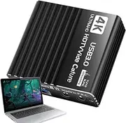 USB Capture Card, 1080P Video Recording Card, 60FPS Adapter, Low Latency Recorder, 4K Device for Monitor Streaming TV Live Broadcast