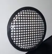 Chrome Grill 8" SubWoofer Metal Mesh Cover Waffle Speaker Protect DJ Car Audio