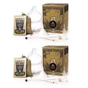 2PK Craft A Brew Stone Pale Ale Brew Beer/Liquor Home Glass Brewing Starter Kit