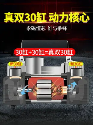 家用充氣泵 220v雙缸汽車輪胎電動打氣筒籃球氣柱袋游泳圈打氣機