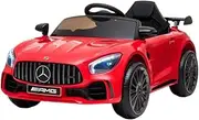 Kahuna Mercedes Benz Licensed Kids Electric 30W Ride on Car with Remote Control, Red