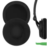 Geekria Velour Ear Pads for Sony MDR-V150 V200 Headphones (Black)