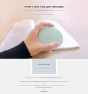 Lucky stone hand warmers USB rechargeable mini portable warm baby with mobile