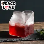 🌟PEACE酒吧桌遊用品🌟創意日式牛奶盒杯鮮奶盒 牛奶杯方形玻璃杯 個性果汁杯杯子雞尾酒