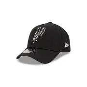 San Antonio Spurs NBA Essentials Black 9FORTY A-Frame Snapback