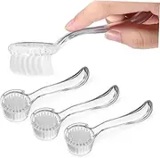Ipetboom 3pcs Nail Fingernail Scrubber Set Grout Cleaning Brush for Nails and Household Ergonomic Handle Stiff Bristles