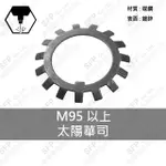 【勝豐精密】太陽 華司 M95 以上 （AW19 ）梅花 軸承 墊片 太陽 螺帽 墊圈 自動化 軸心 固定片 齒型 華司