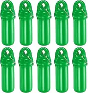 [uxcell] 10Pcs Floating Keychain, Float Key Ring Holder with Waterproof Container, Float Key Pendant for Boating, Fishing, Water Sports, Green