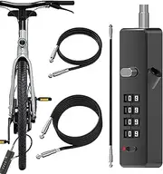 Cable Lock - Biike Lock Cable | High Security Anti-Theft Biike Chain Locks | Weatherproof Uncuttable High-Security Chain Combination | Lock Combination Cable for Bicycle, Mountain, Electric Biike
